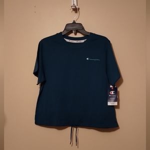 Champion, Draw String Crop Top, Large - NWT